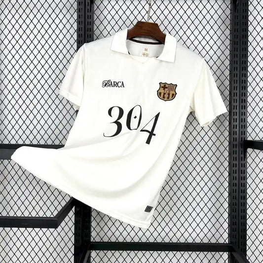 Barcelona Lamine Yamal White Limited Jersey