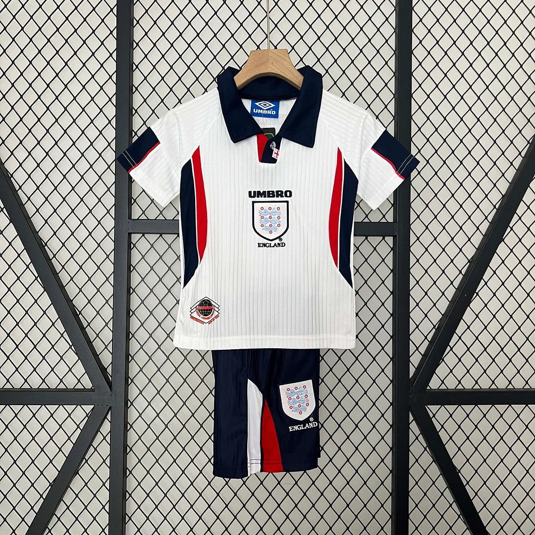 1998 Retro England Home Kit Kids Size