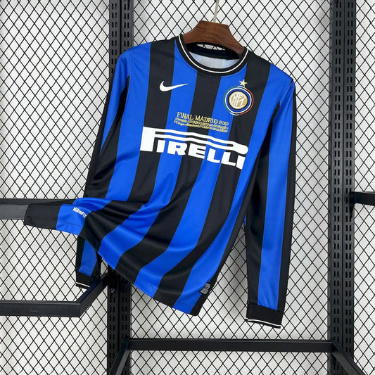 2009/2010 Retro Inter Milan Home Jersey Long Sleeve