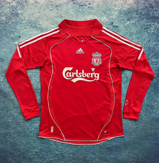 2006-2007 Retro Liverpool Home Jersey Long Sleeve