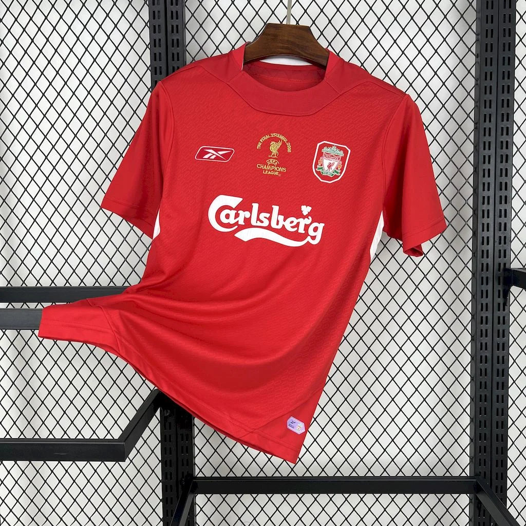 2005 Retro Liverpool Champions League Final Home Jersey