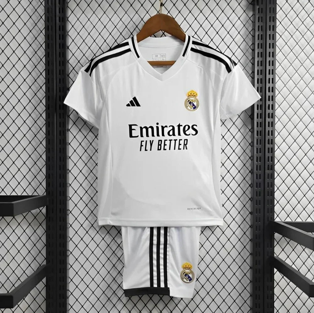 Real Madrid 2024/2025 Home Jersey Kids Size