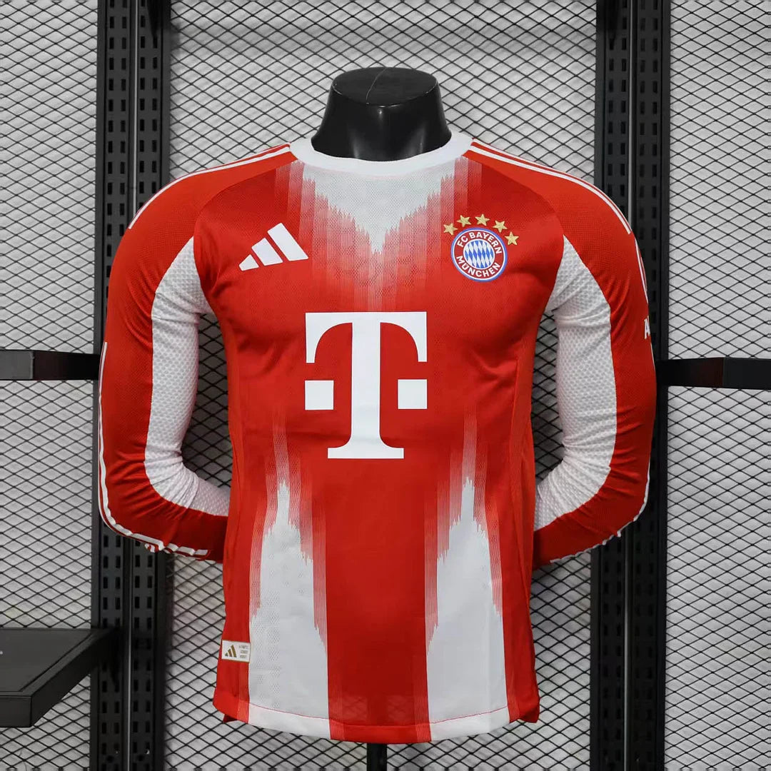 2025/2026 Bayern Munchen Home Long Sleeve