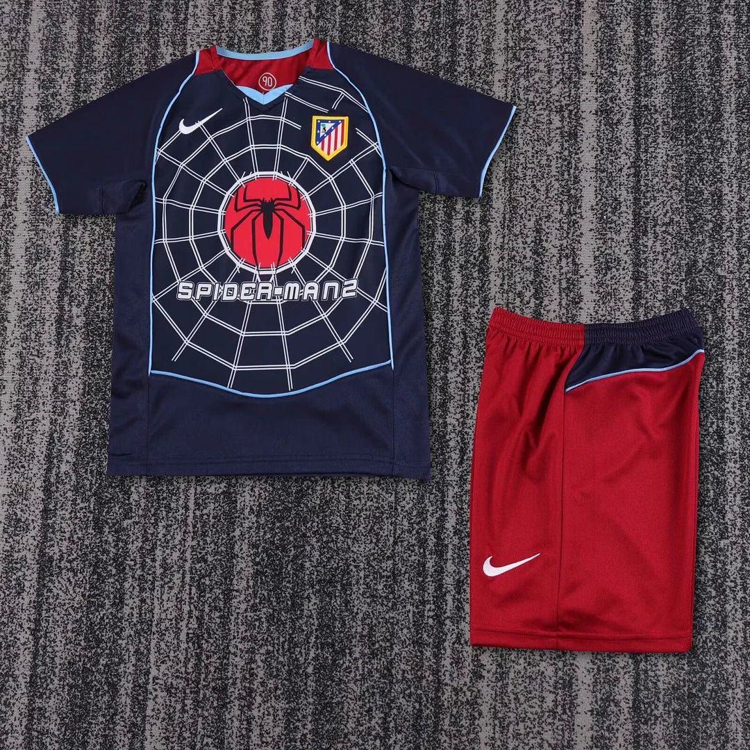 2004/2005 Retro Atletico Madrid Away Kit Kids Size