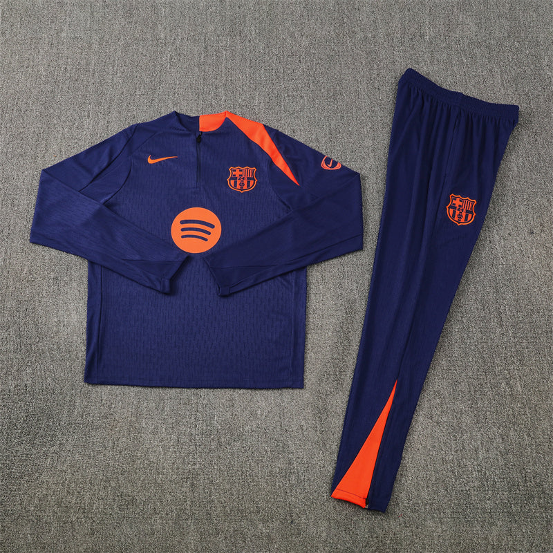 2025/2026 Barcelona Blue and Orange Tracksuit