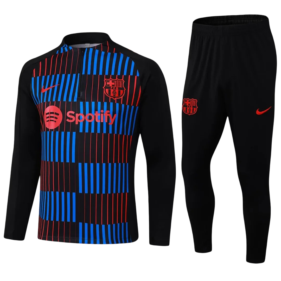 2024/2025 Barcelona Red and Blue Tracksuit