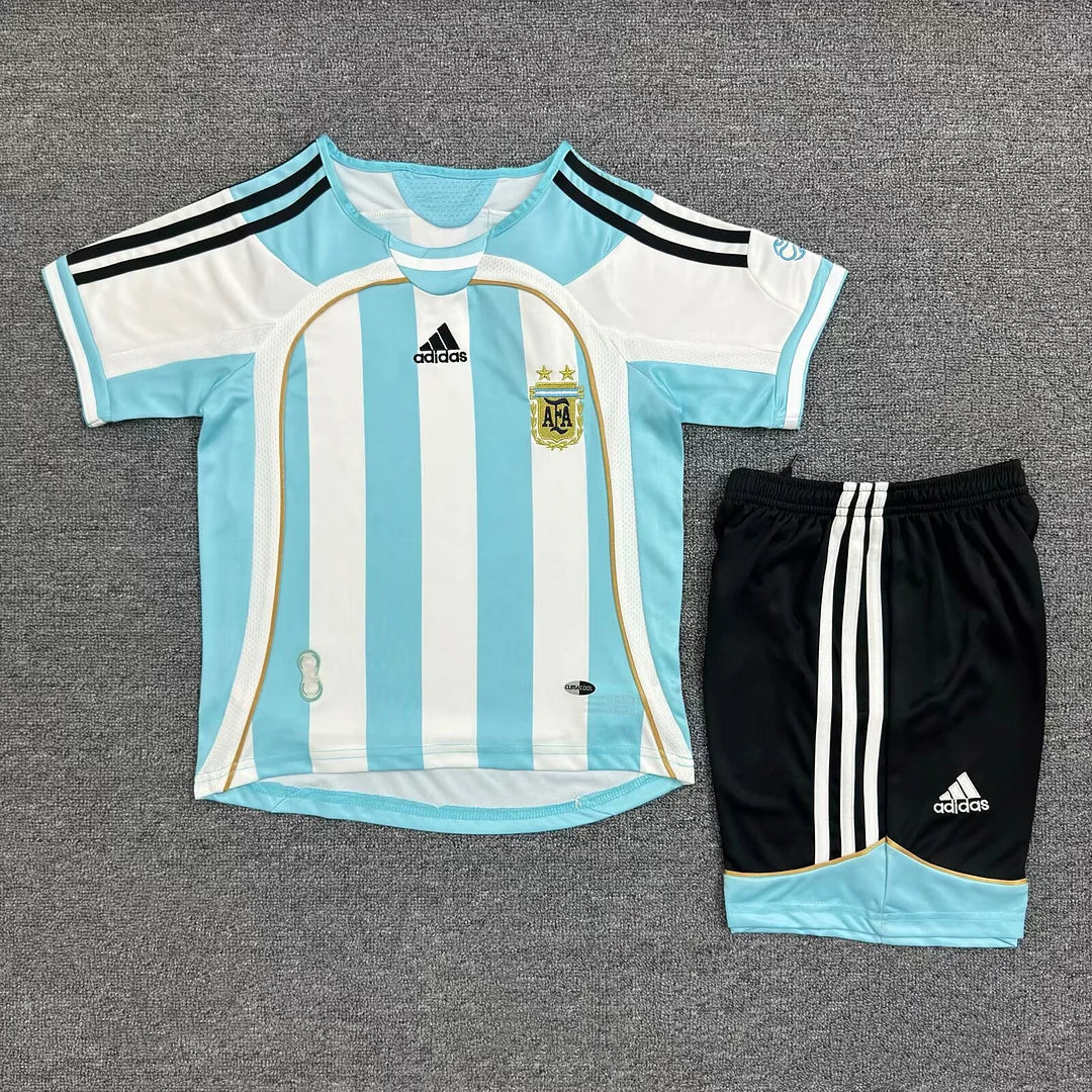 2006 Retro Argentina Home Kit Kids Size