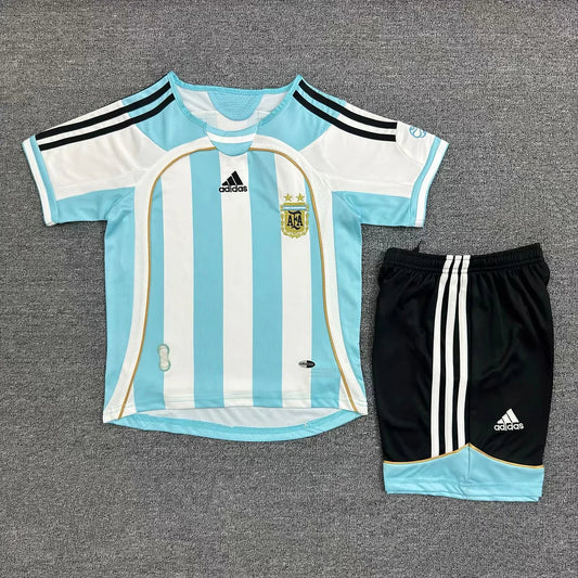 2006 Retro Argentina Home Kit Kids Size