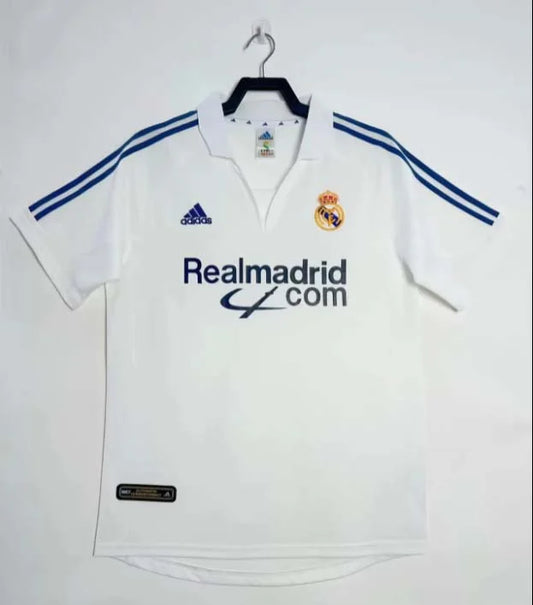 2001/2002 Retro Real Madrid Home Jersey