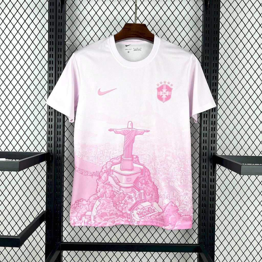 Brazil "The Redeemer" Pink Limited Jersey