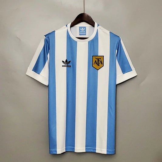 1978 Retro Argentina Home Jersey