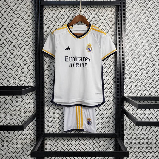 2023/2024 Real Madrid Home Kit Kids Size