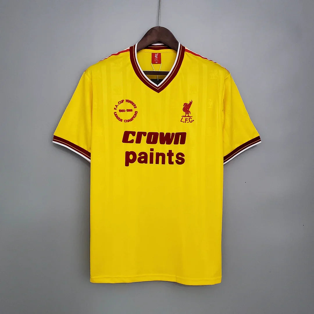 Liverpool Away 1985/1986 FA Cup Winner & League Champs Retro Jersey