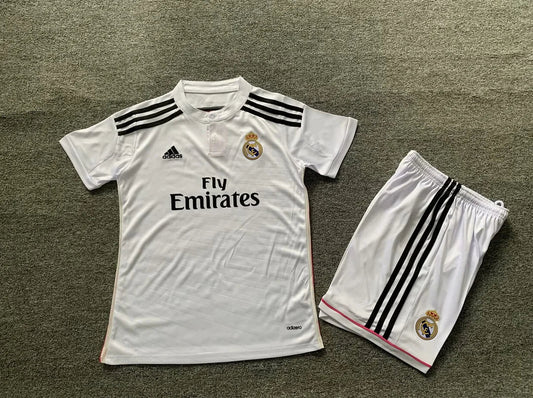 2014/2015 Retro Real Madrid Home Jersey Kids Size