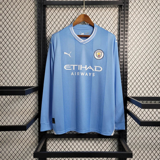 2023/2024 Manchester City Long Sleeve Home Kit