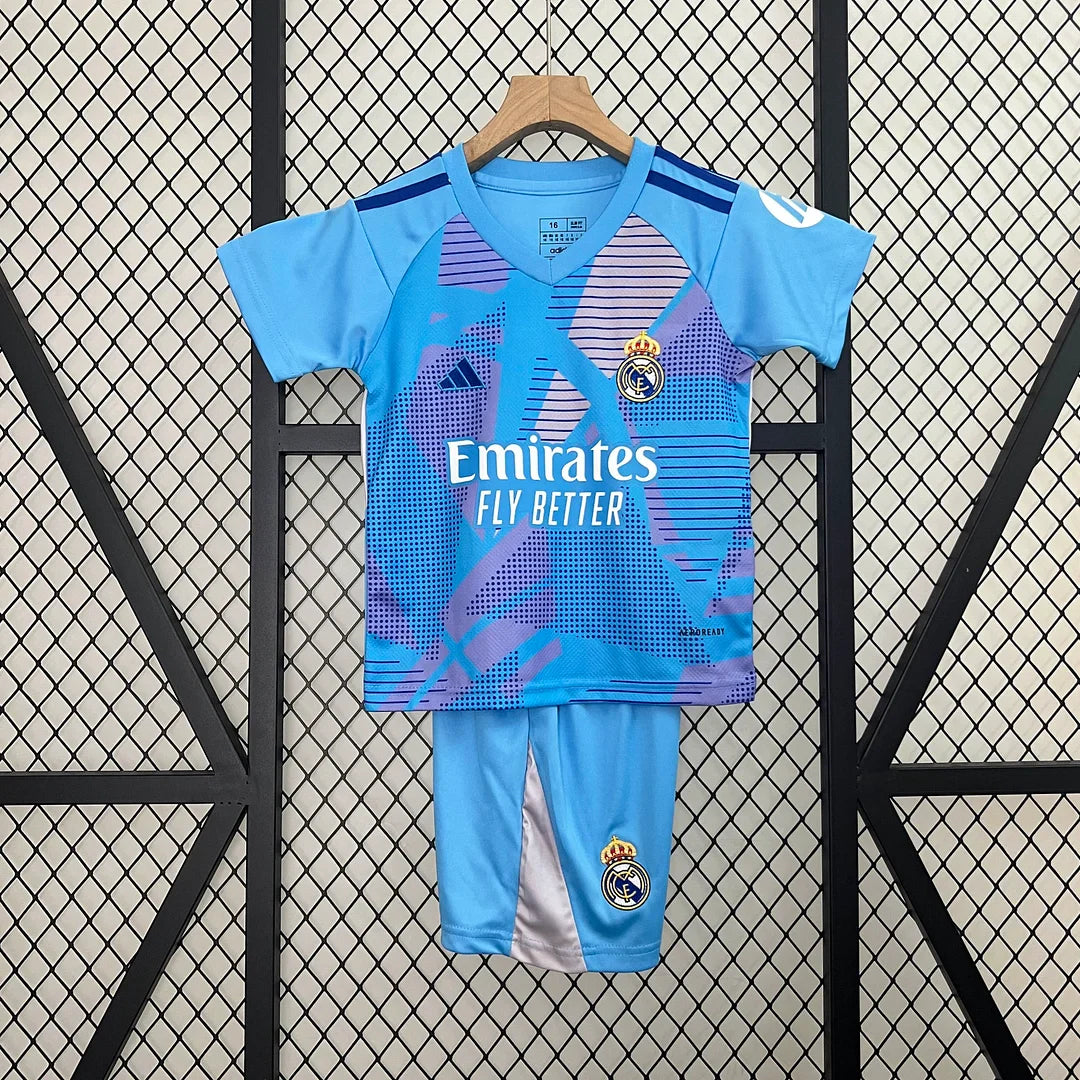 2024/2025 Real Madrid Goalkeeper Kit Kids Size