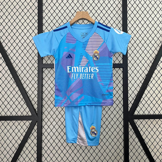 2024/2025 Real Madrid Goalkeeper Kit Kids Size
