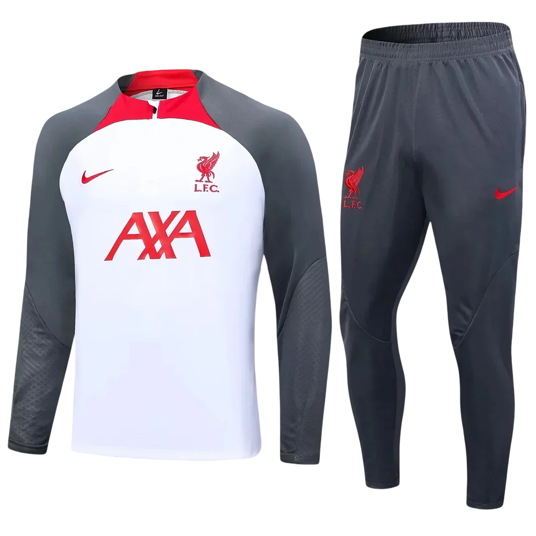 Liverpool White and Grey Tracksuit