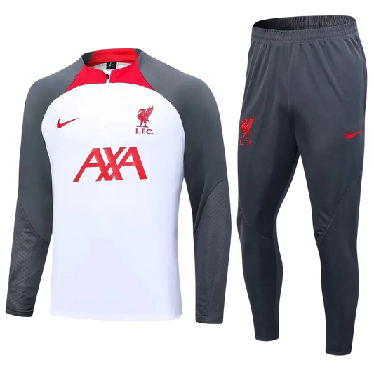 Liverpool White and Grey Tracksuit