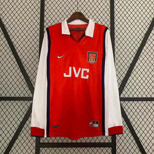 1998-1999 Retro Arsenal Home Jersey Long Sleeve