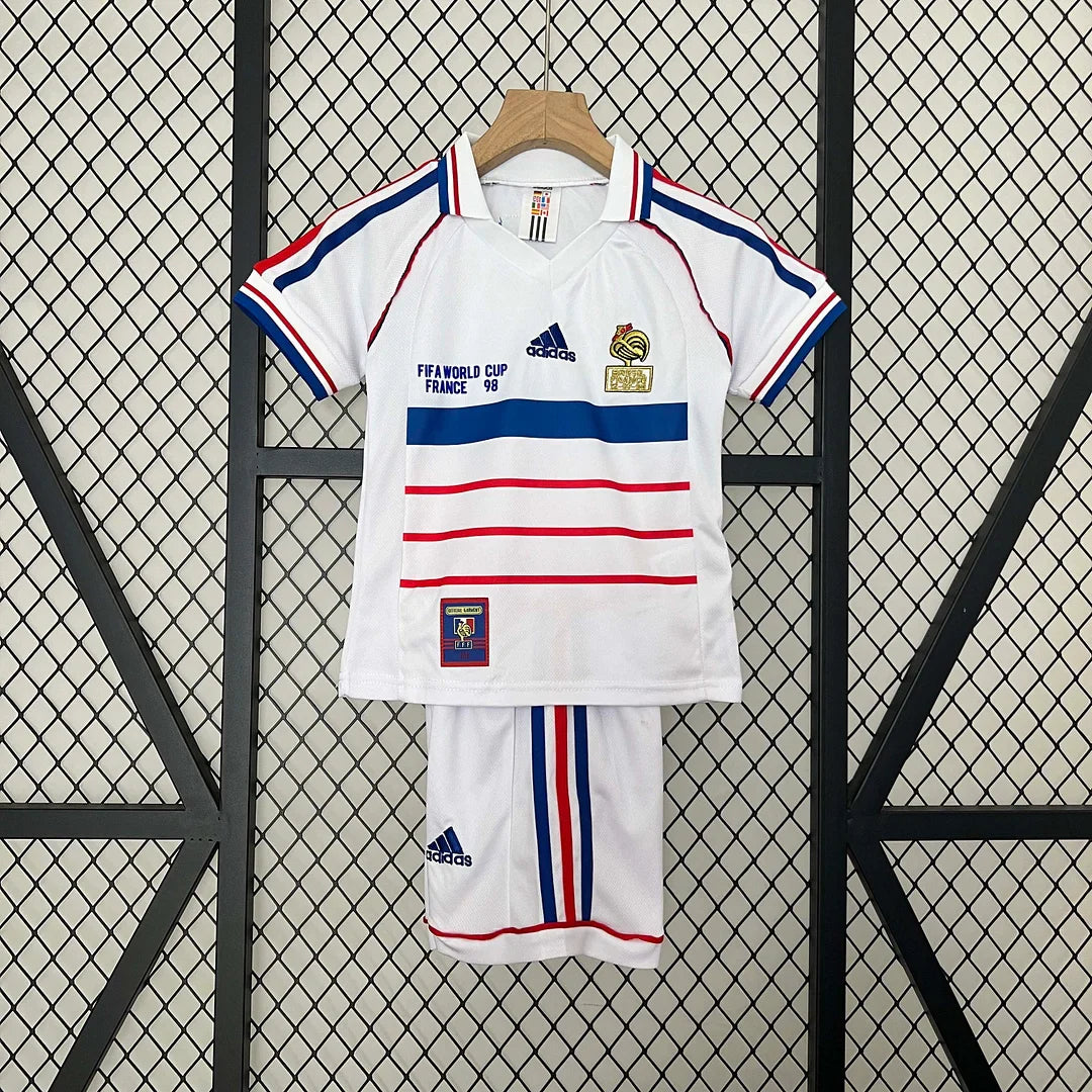 1998 Retro France Away Kit Kids Size