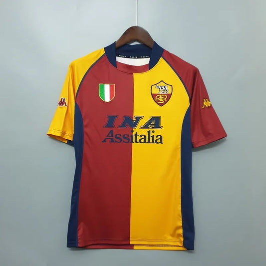 2001/2002 Retro Roma Home Jersey