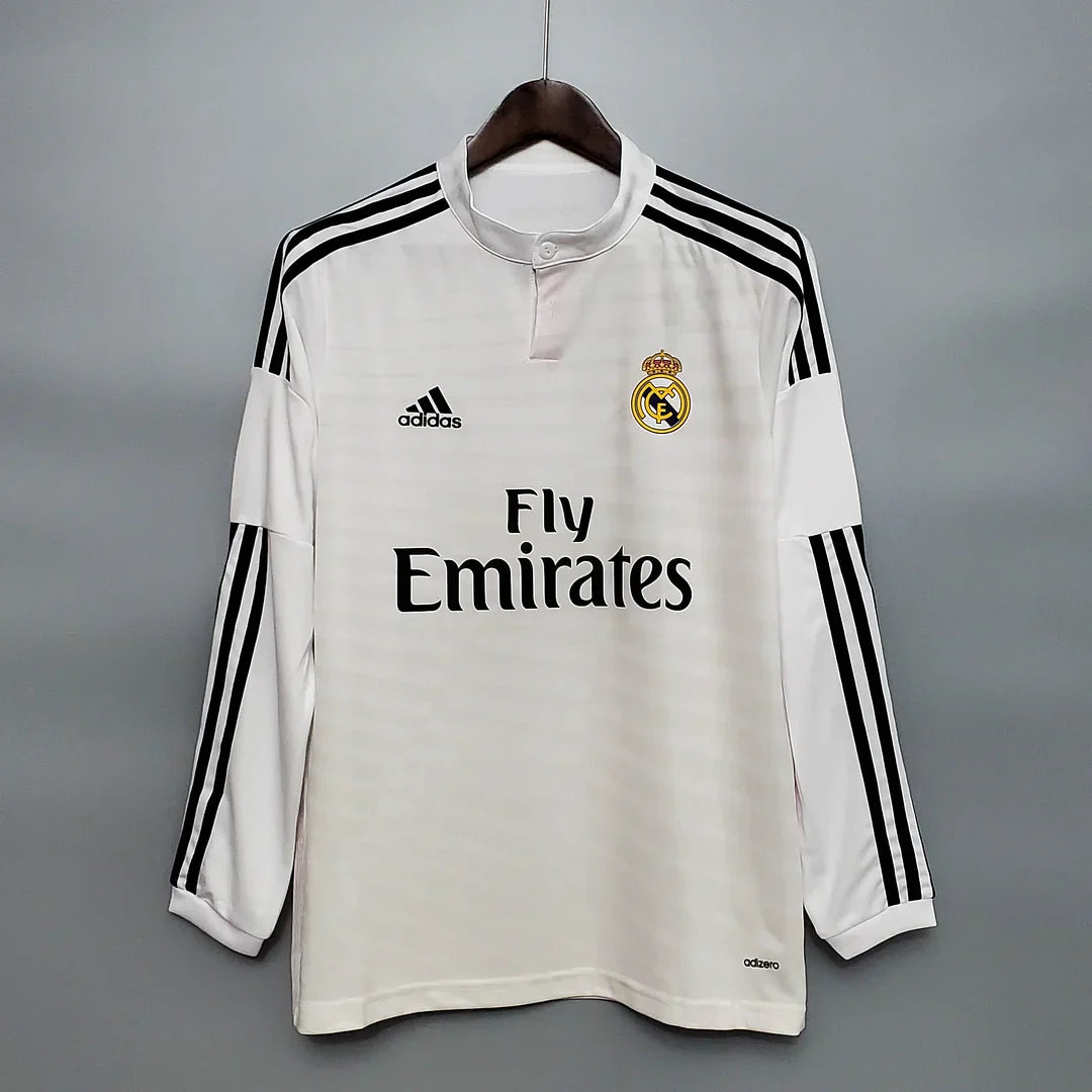 Retro 2014/2015 Real Madrid Home Long Sleeve
