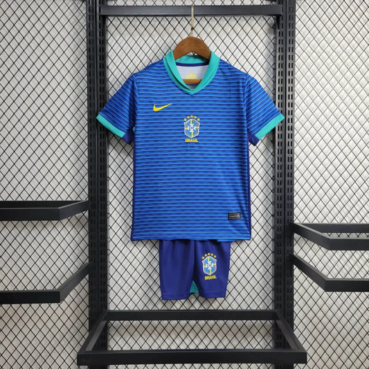 Brazil 2024/2025 Away Jersey Kids Size
