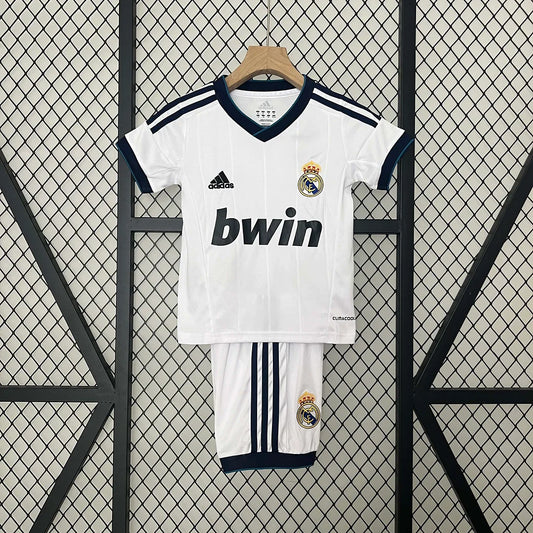 2012/2013 Retro Real Madrid Home Kit Kids Size