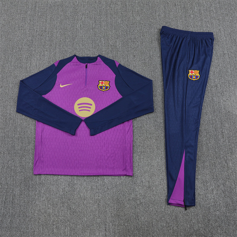 2025/2026 Barcelona Purple and Blue Tracksuit