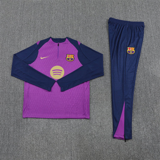 2025/2026 Barcelona Purple and Blue Tracksuit
