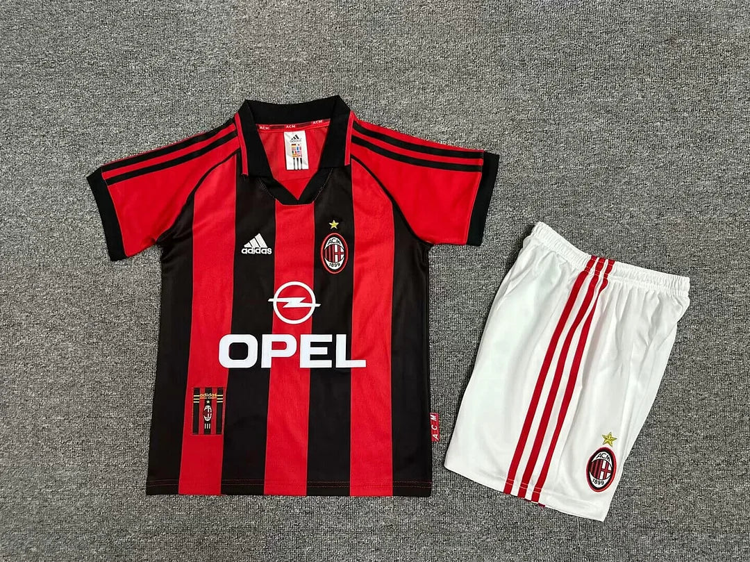 1998/1999 Retro AC Milan Home Kit Kids Size