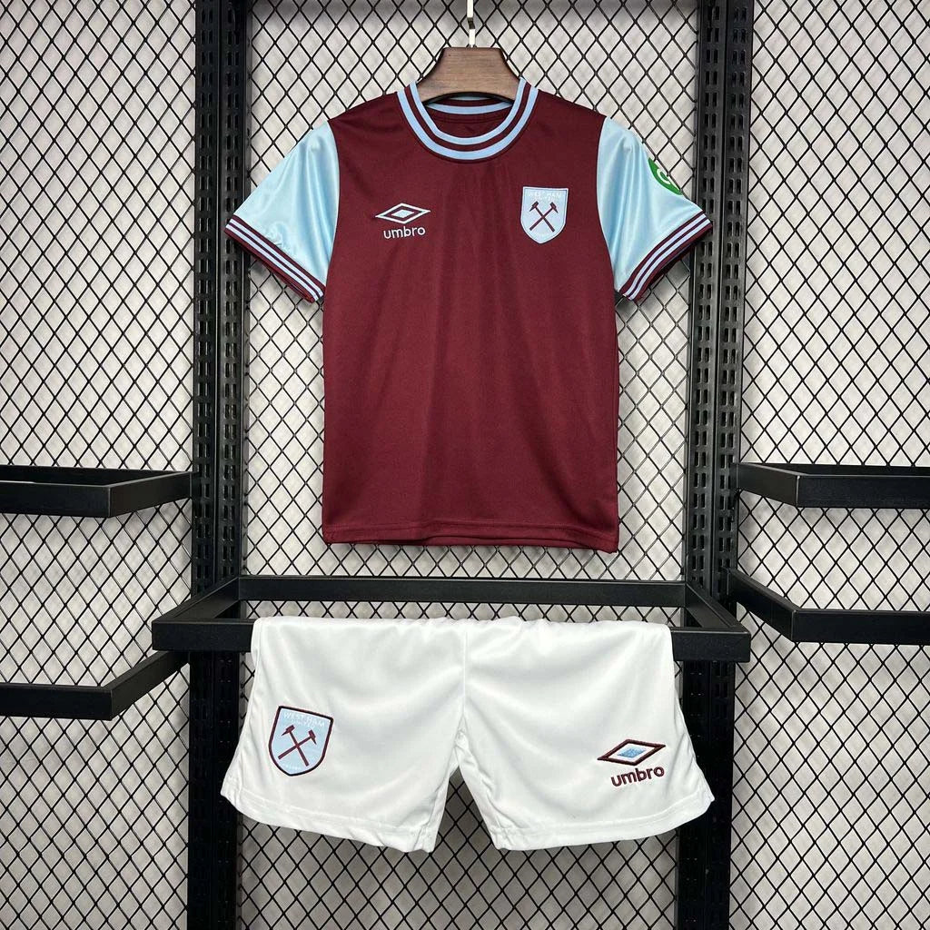2024-2025 West Ham United Home Kit Kids Size