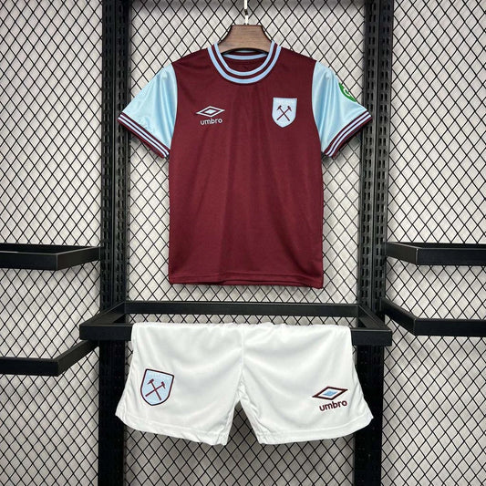 2024-2025 West Ham United Home Kit Kids Size