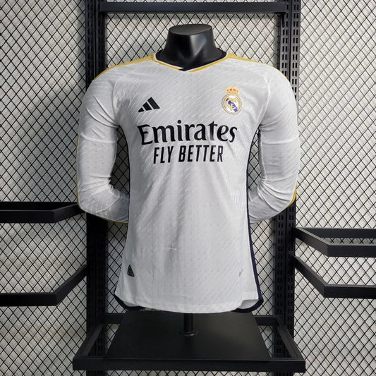 2023/2024 Real Madrid Home Kit Long Sleeve