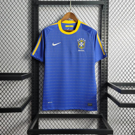 2010 Retro Brazil Away Jersey