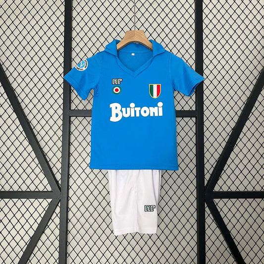 1987/1988 Retro Napoli Home Kit Kids Size