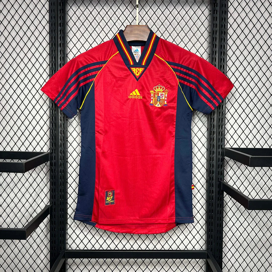 1998 Retro Spain Home Jersey