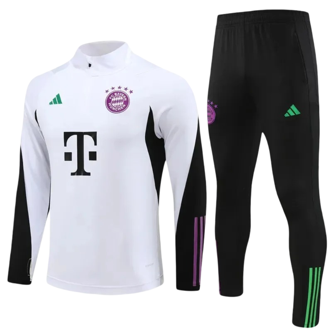 Bayern Munchen White Tracksuit