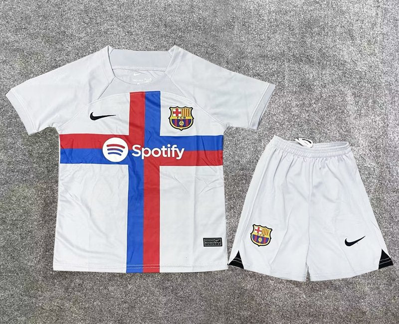 2022/2023 Barcelona Third Away Kit Kids Size