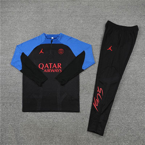PSG Paris Saint Germain Blue and Black Tracksuit