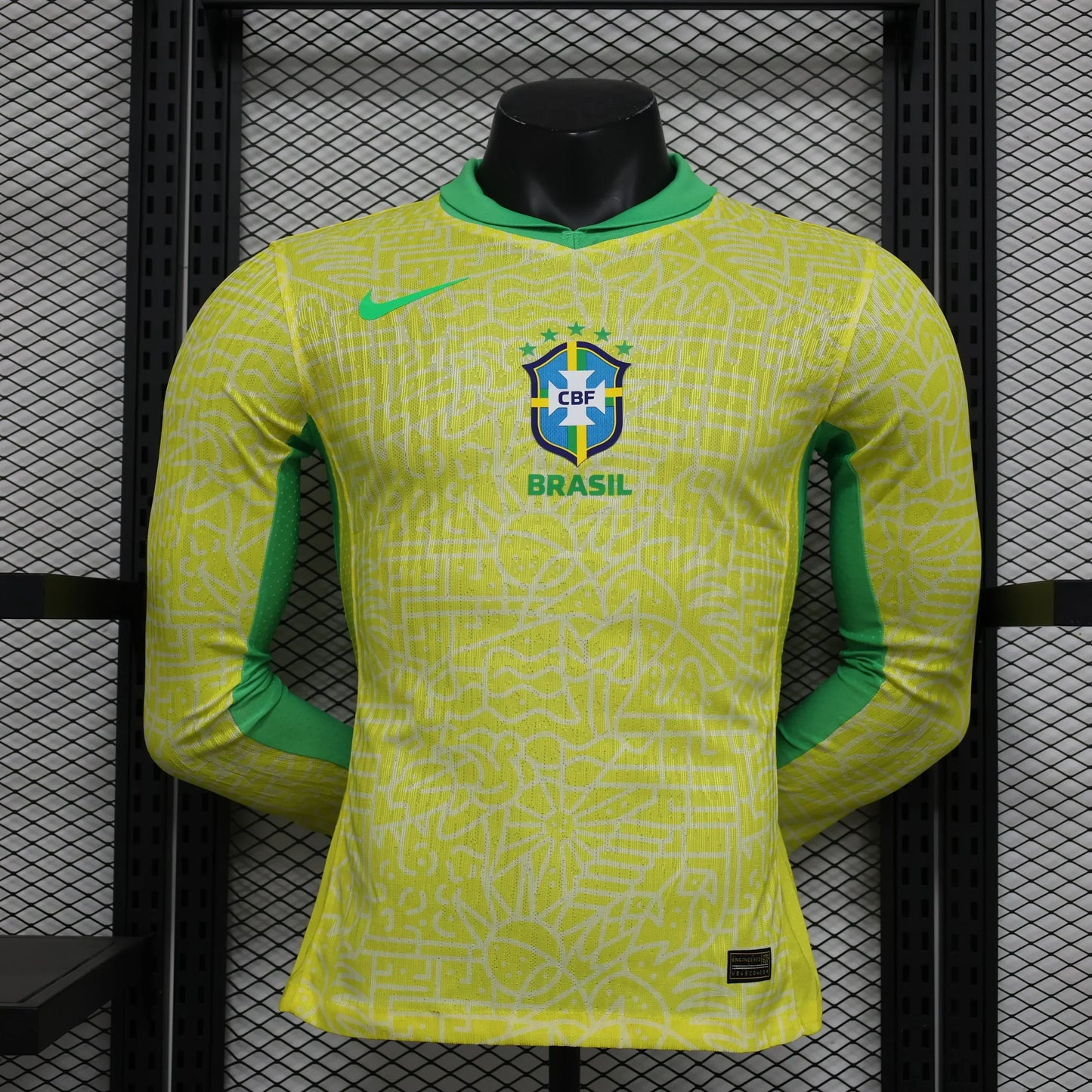 Brazil 2024/2025 Home Kit Long Sleeve