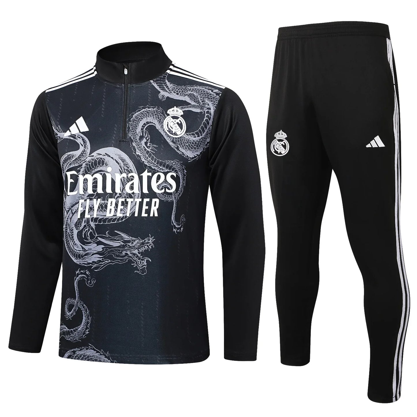 Real Madrid "Black Dragon Prestige" Tracksuit