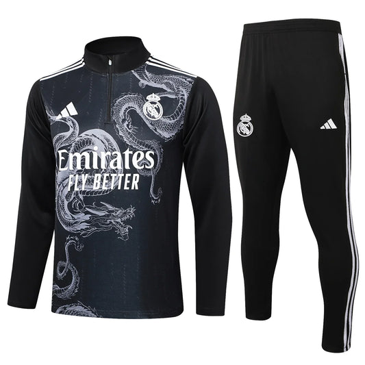 Real Madrid "Black Dragon Prestige" Tracksuit