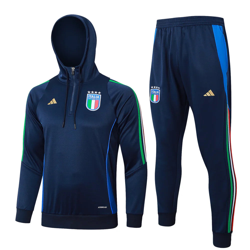 Italy 2024 Dark Blue Tracksuit Il