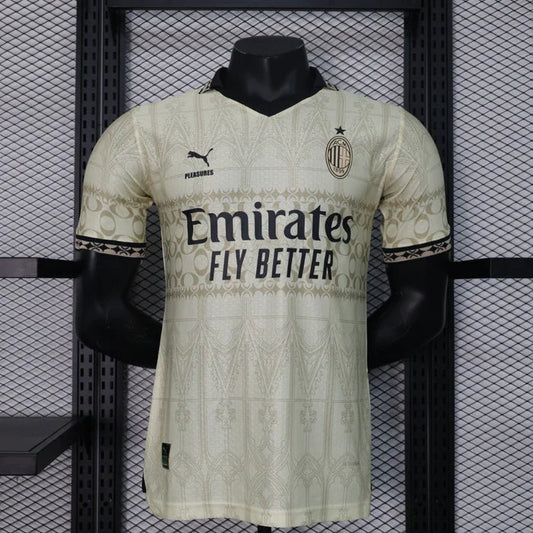AC Milan 2023/2024 Fourth Kit Beige