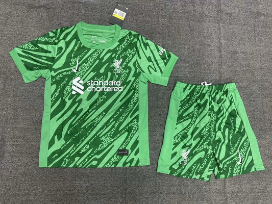 2024/2025 Liverpool Goalkeeper Kit Kids Size