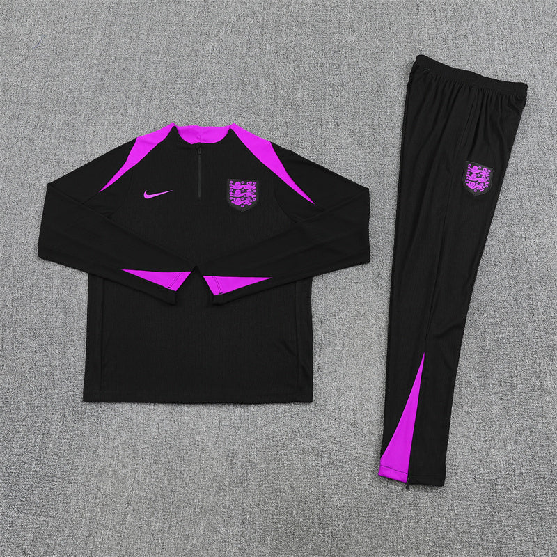England Black and Purple Tracksuit
