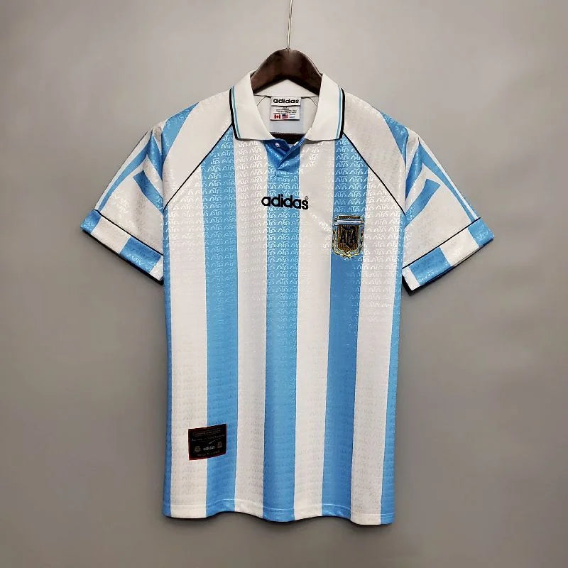1996 Retro Argentina Home Jersey