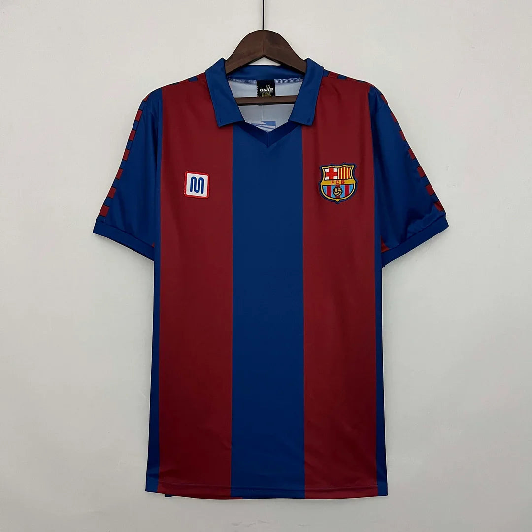 1981-1989 Retro Barcelona Home Jersey